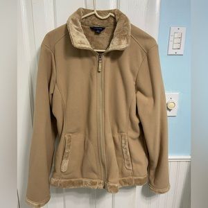 Lands End Cozy Fur Lined Jacket